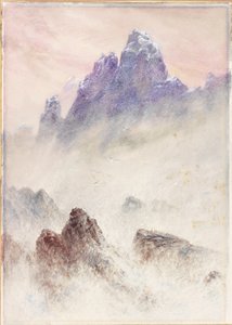 Lofoten (kroppsfarge og akvarell på kort)